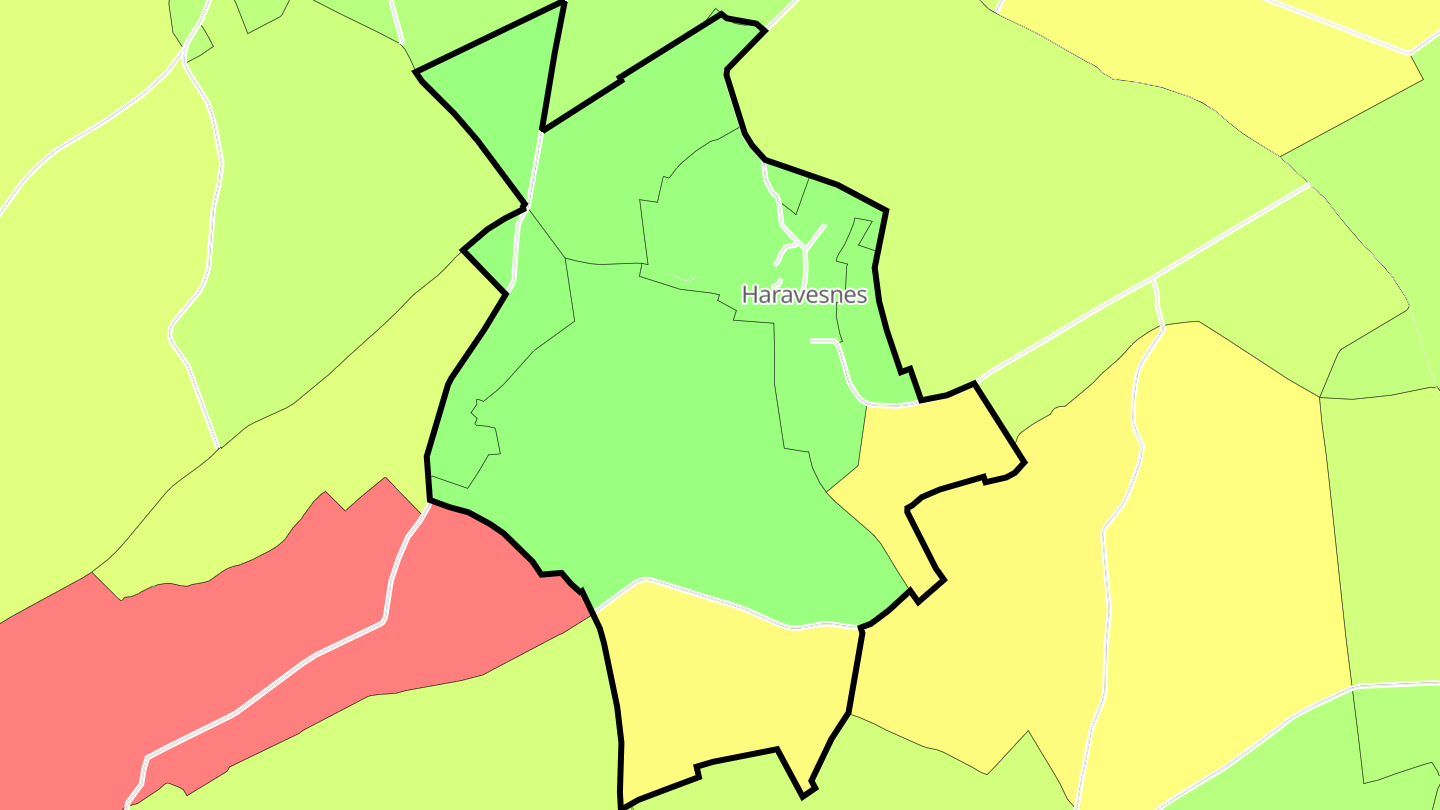 Carte des prix de l'immobilier Haravesnes