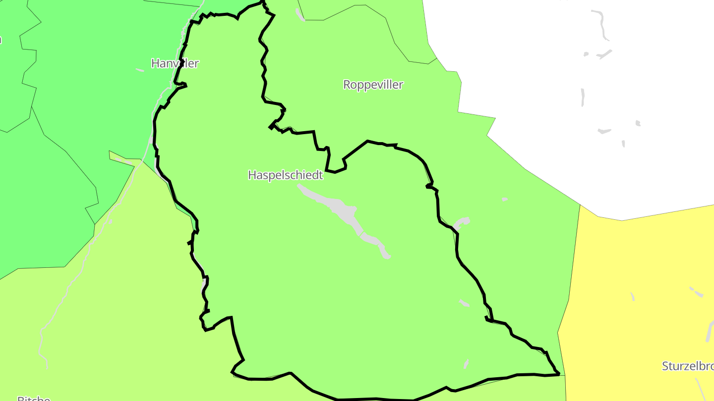 Carte des prix de l'immobilier Haspelschiedt
