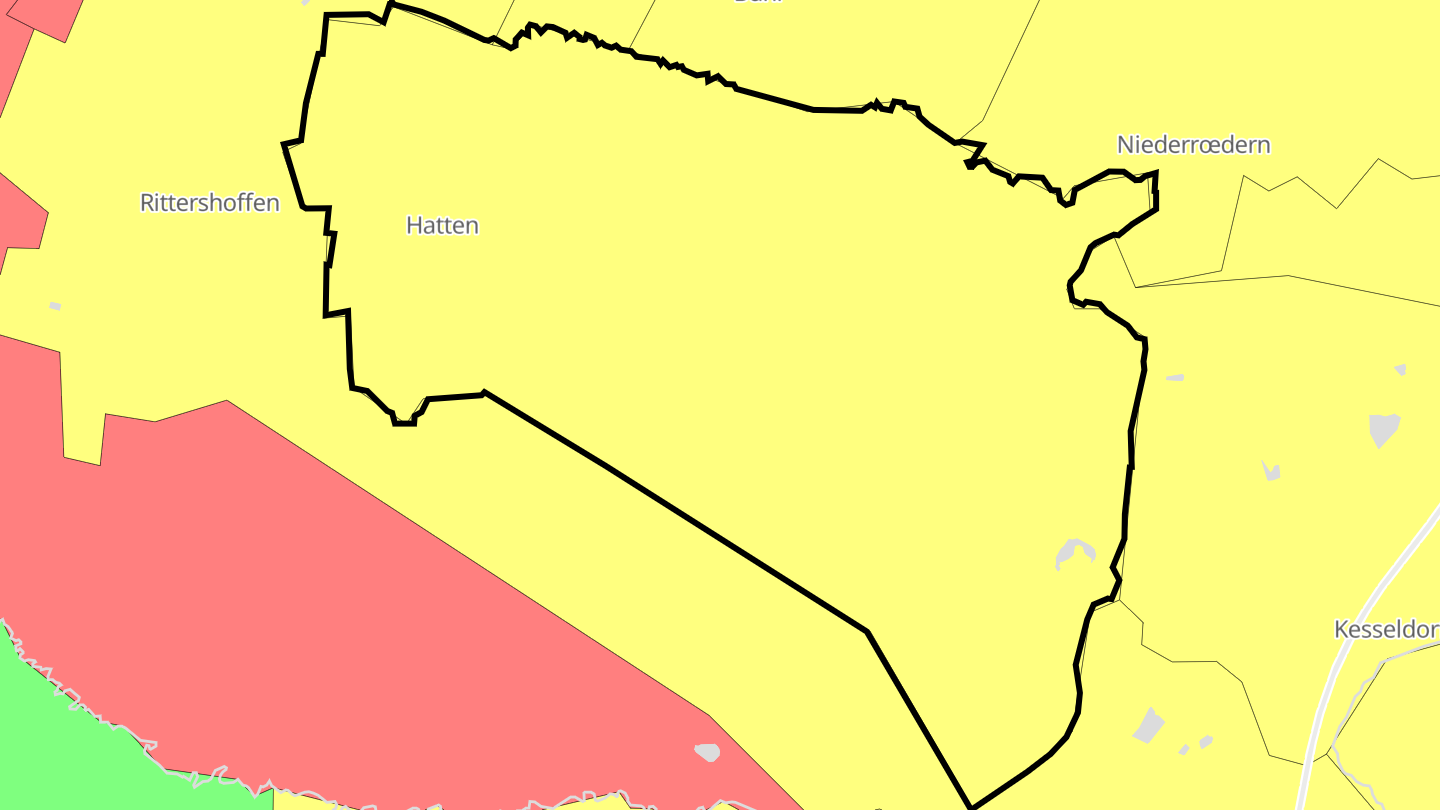 Carte des prix de l'immobilier Hatten