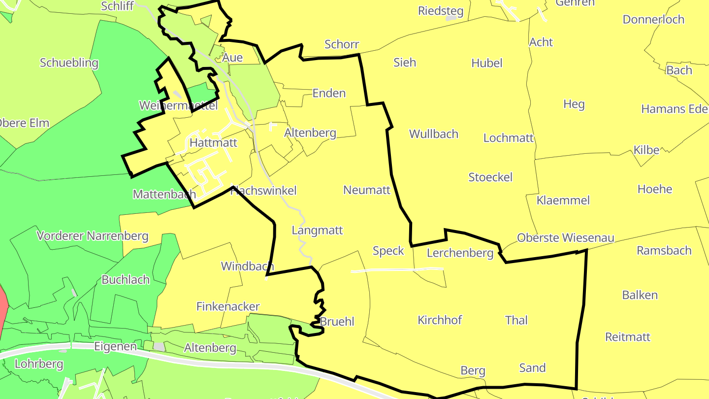 Carte des prix de l'immobilier Hattmatt