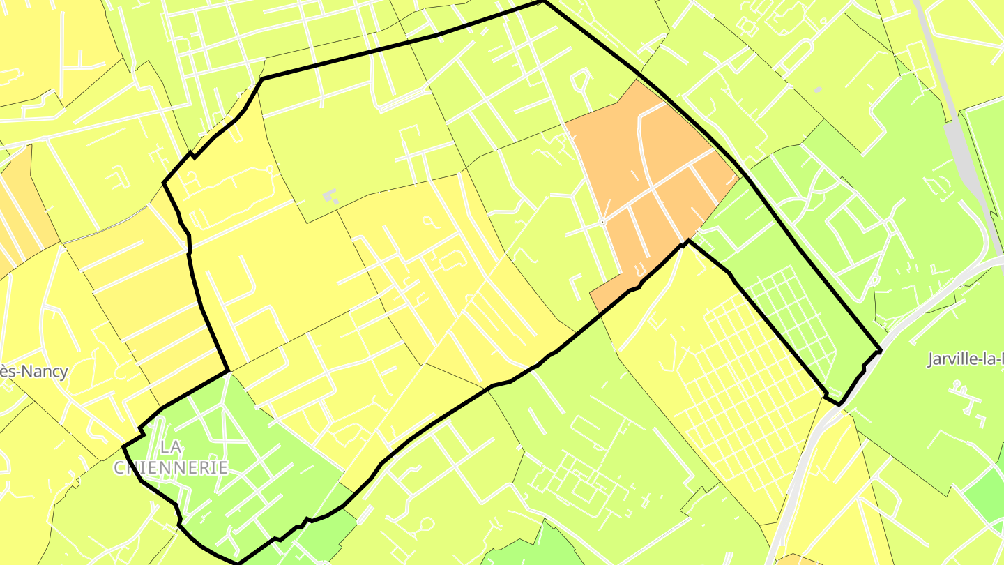 Carte des prix de l'immobilier Haussonville - Blandan - Mon Désert - Saurupt