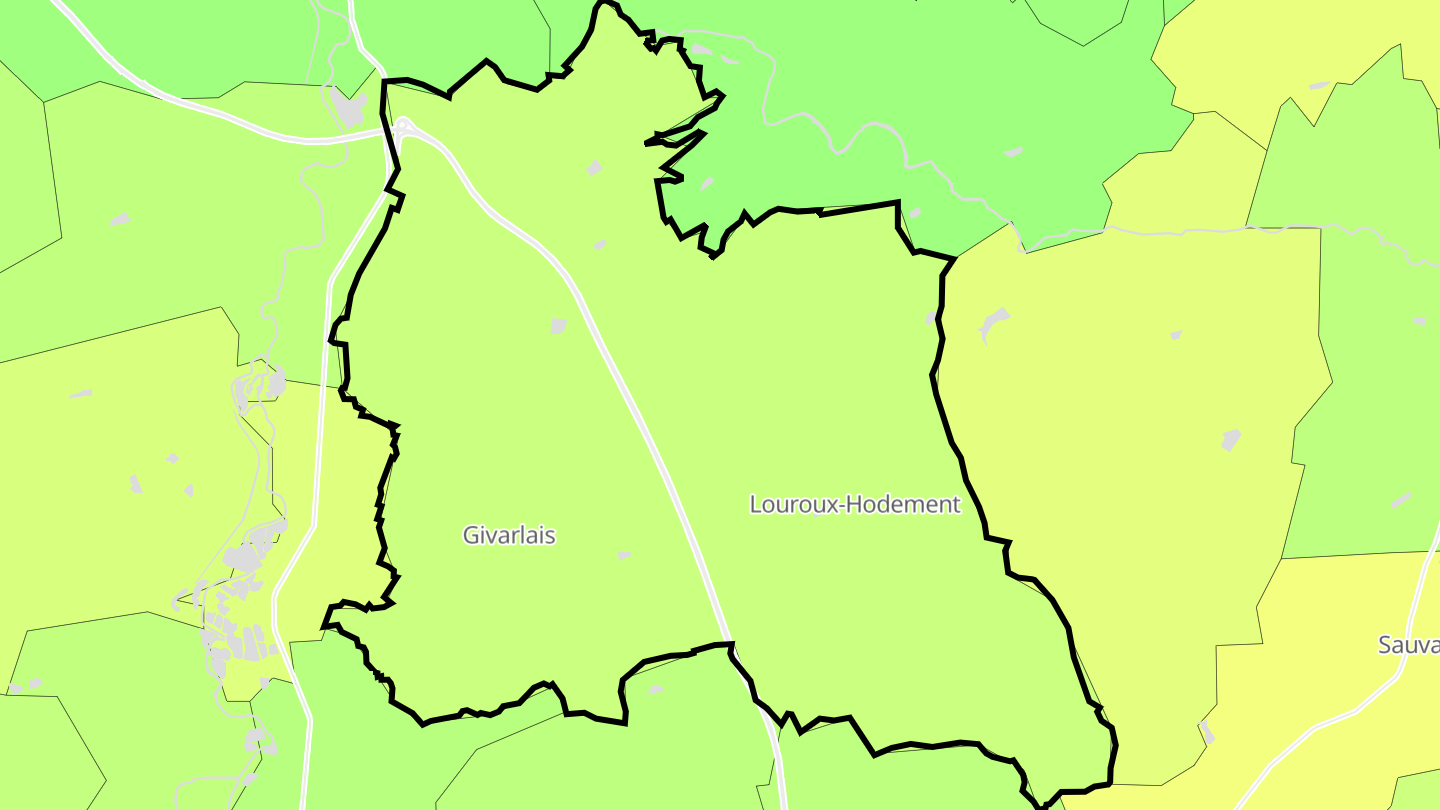 Carte des prix de l'immobilier Haut-Bocage
