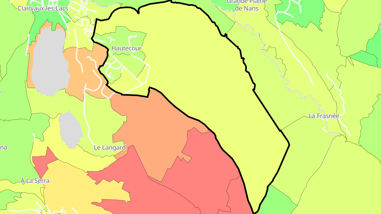 Carte des prix de l'immobilier Hautecour