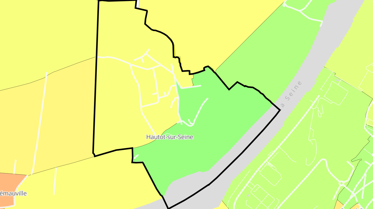 Carte des prix de l'immobilier Hautot-sur-Seine