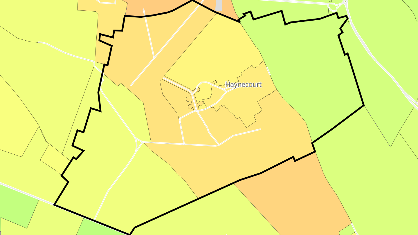 Carte des prix de l'immobilier Haynecourt