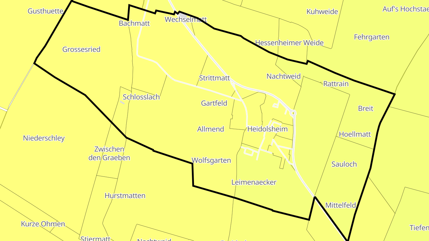 Carte des prix de l'immobilier Heidolsheim