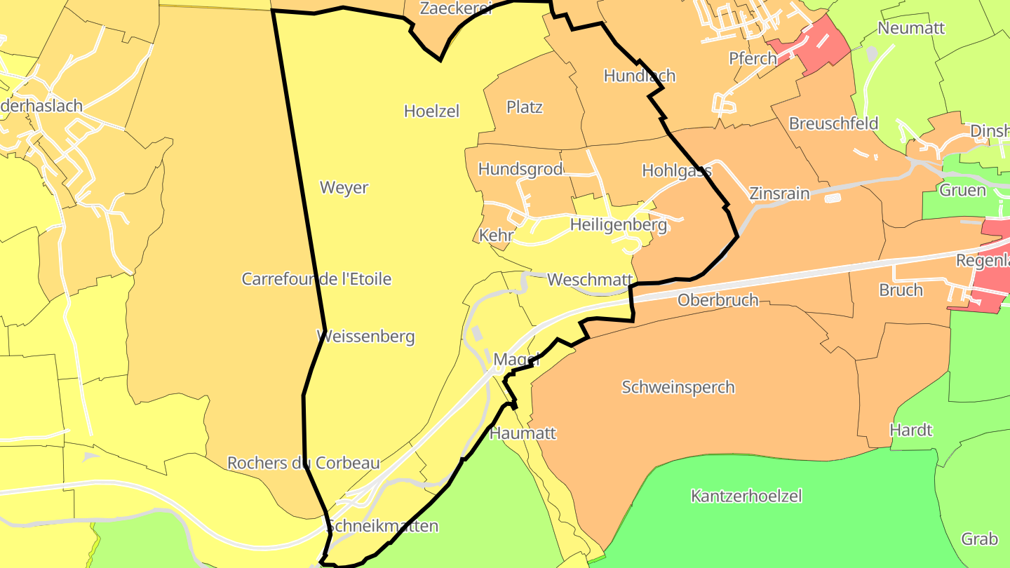 Carte des prix de l'immobilier Heiligenberg