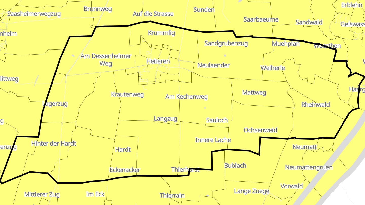 Carte des prix de l'immobilier Heiteren