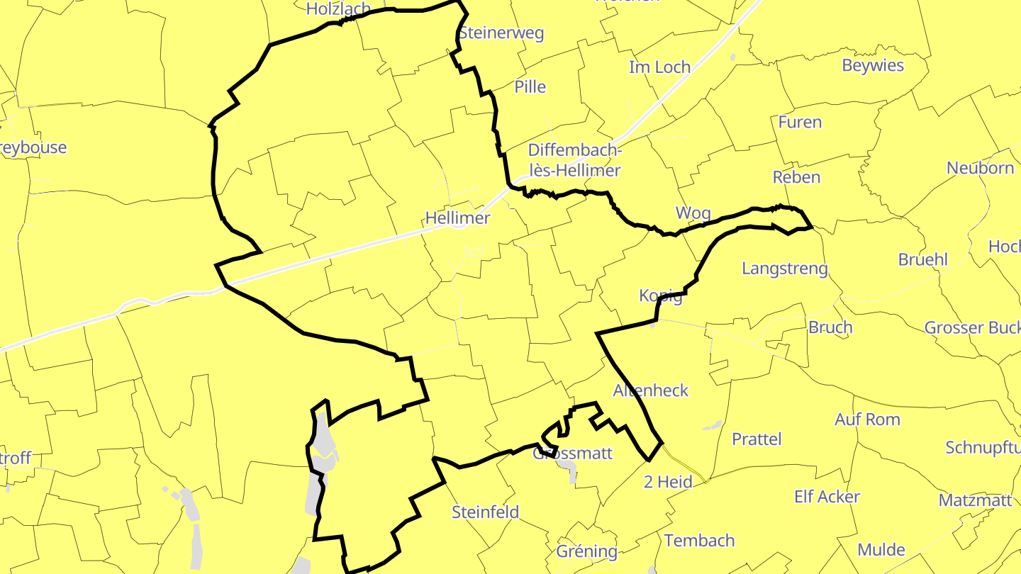 Carte des prix de l'immobilier Hellimer