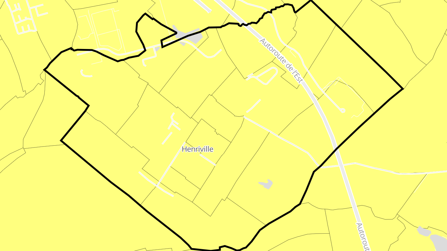 Carte des prix de l'immobilier Henriville