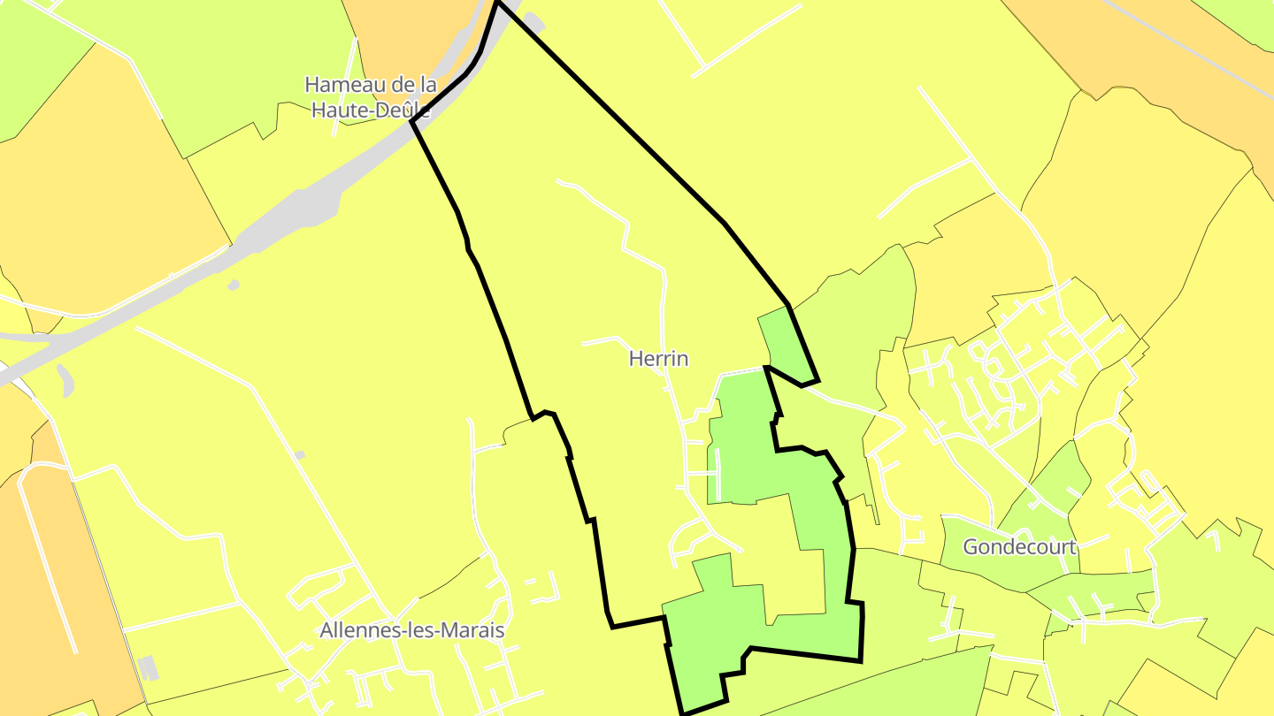 Carte des prix de l'immobilier Herrin