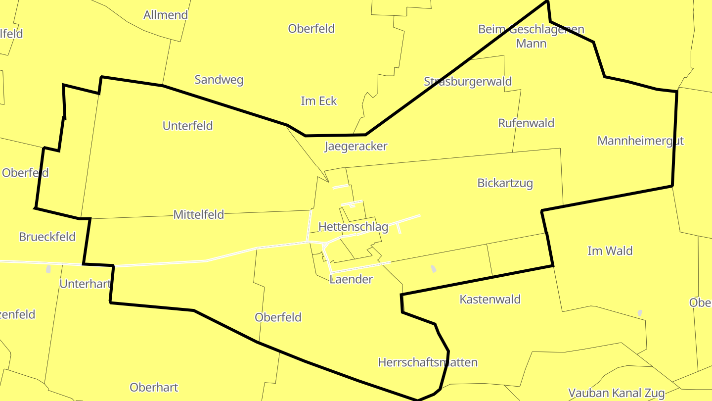 Carte des prix de l'immobilier Hettenschlag