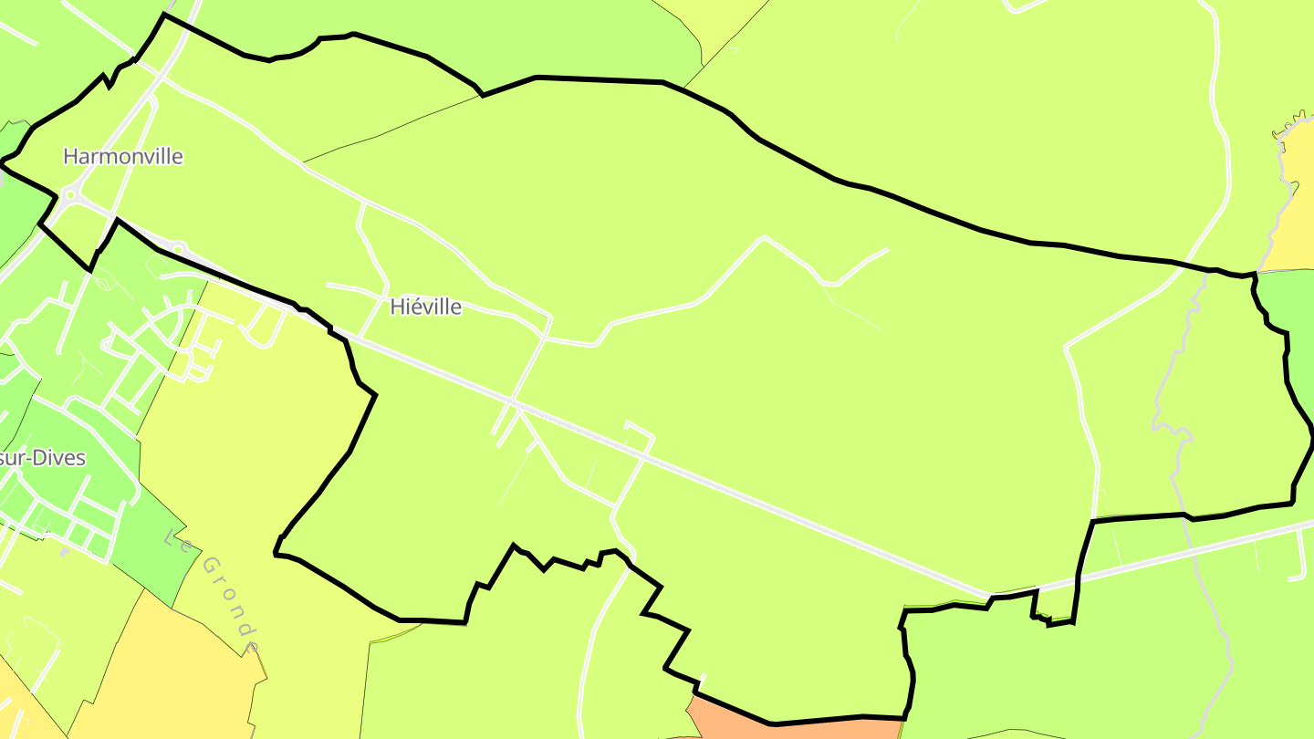 Carte des prix de l'immobilier Hiéville