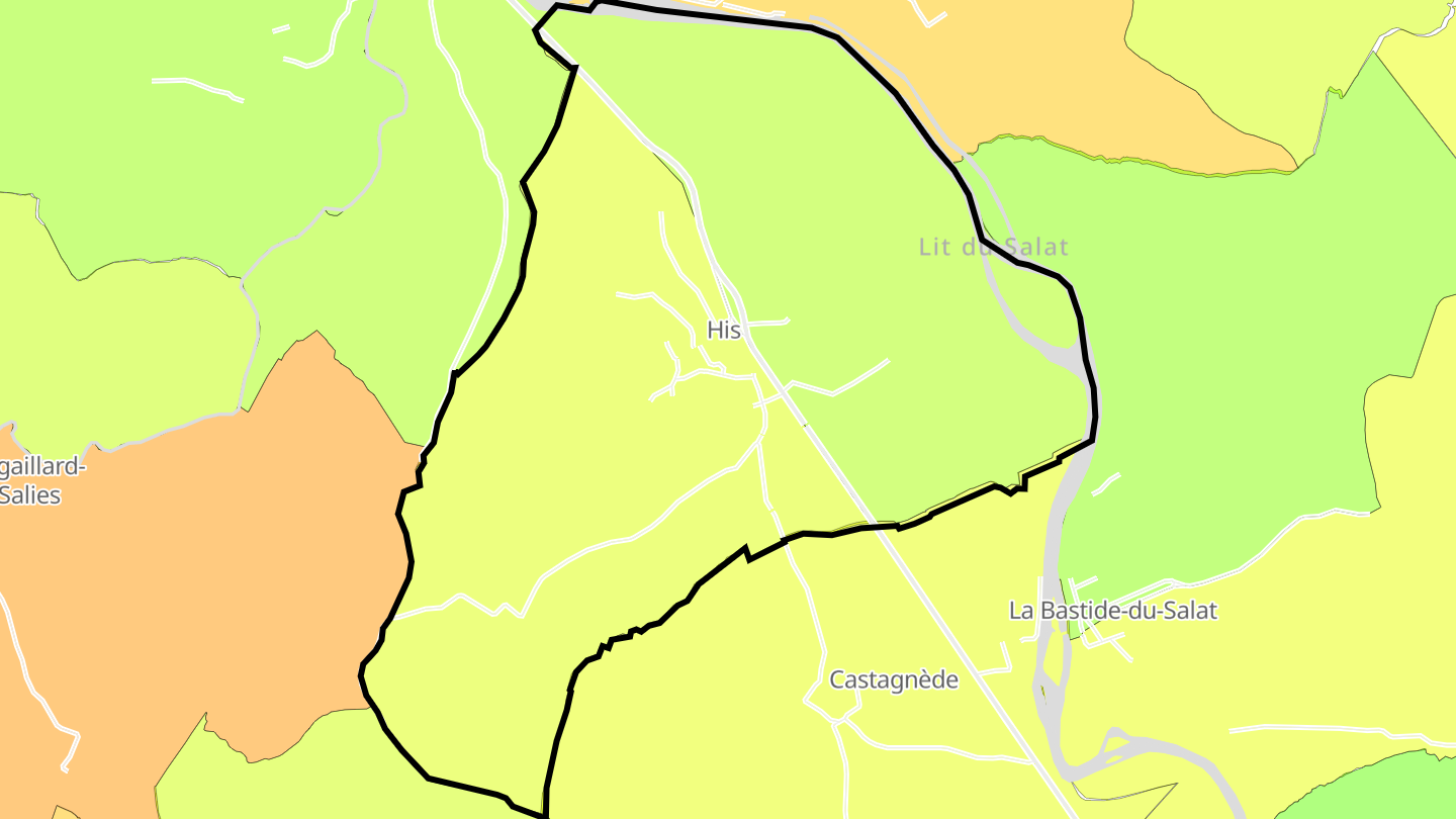 Carte des prix de l'immobilier His