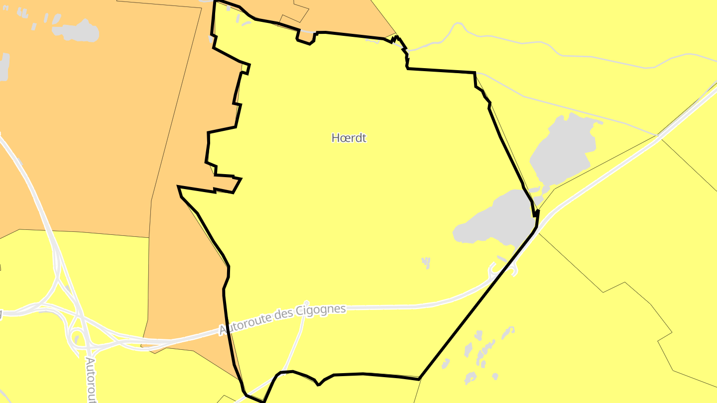 Carte des prix de l'immobilier Hœrdt