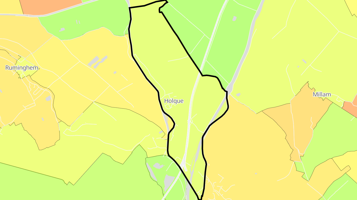 Carte des prix de l'immobilier Holque