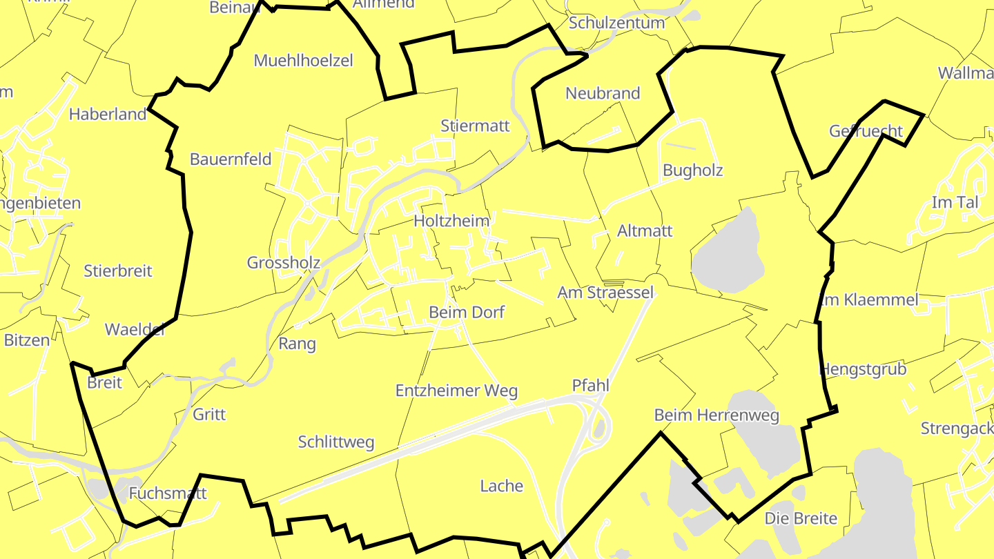 Carte des prix de l'immobilier Holtzheim
