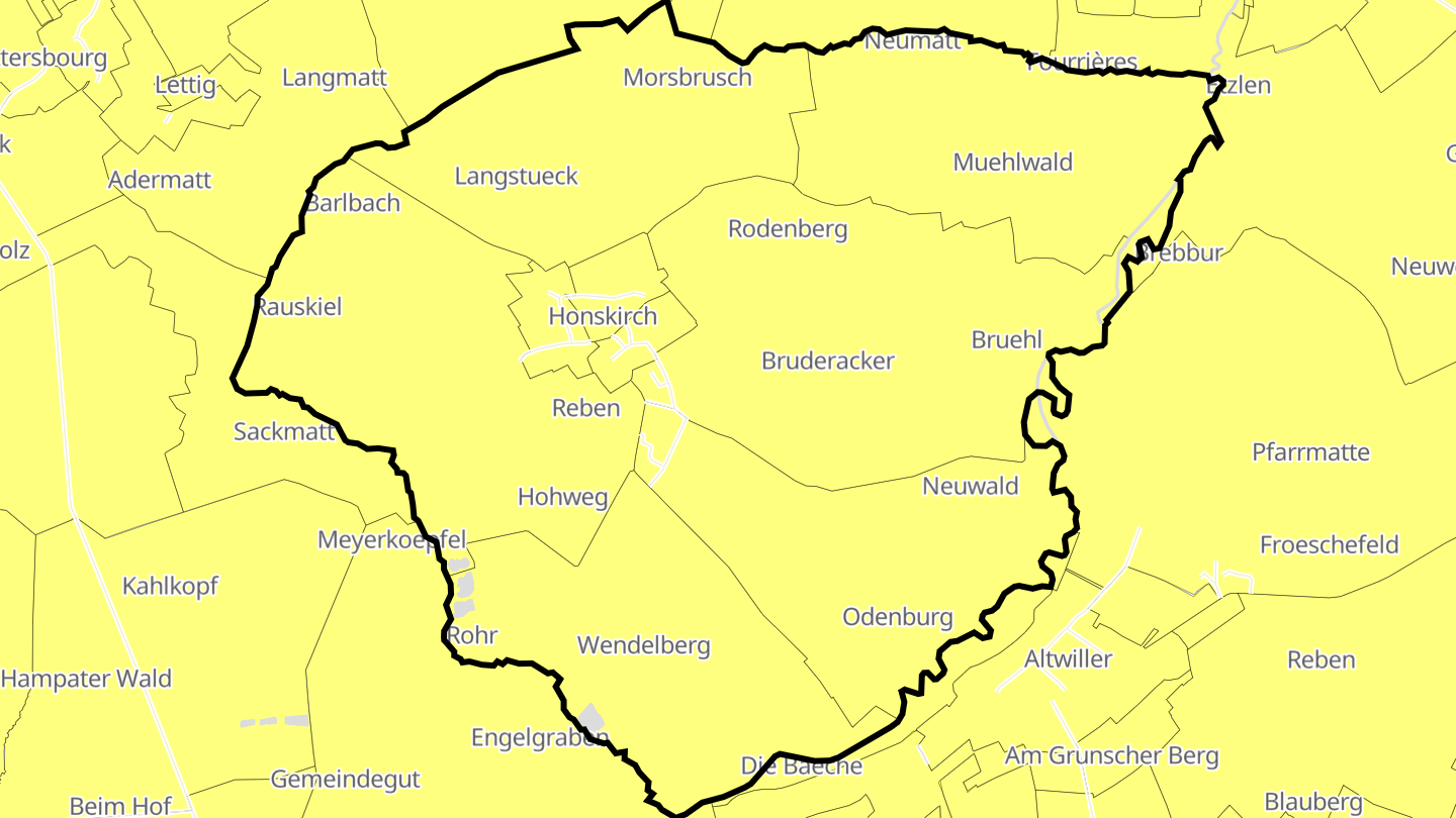 Carte des prix de l'immobilier Honskirch