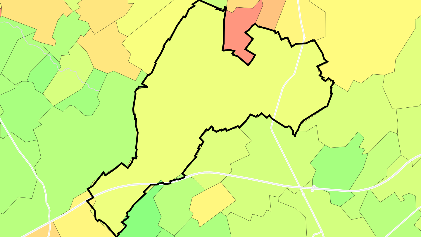 Carte des prix de l'immobilier Hornoy-le-Bourg