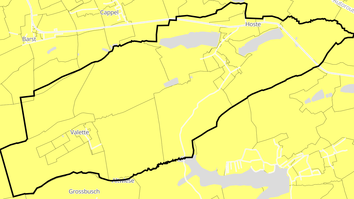 Carte des prix de l'immobilier Hoste