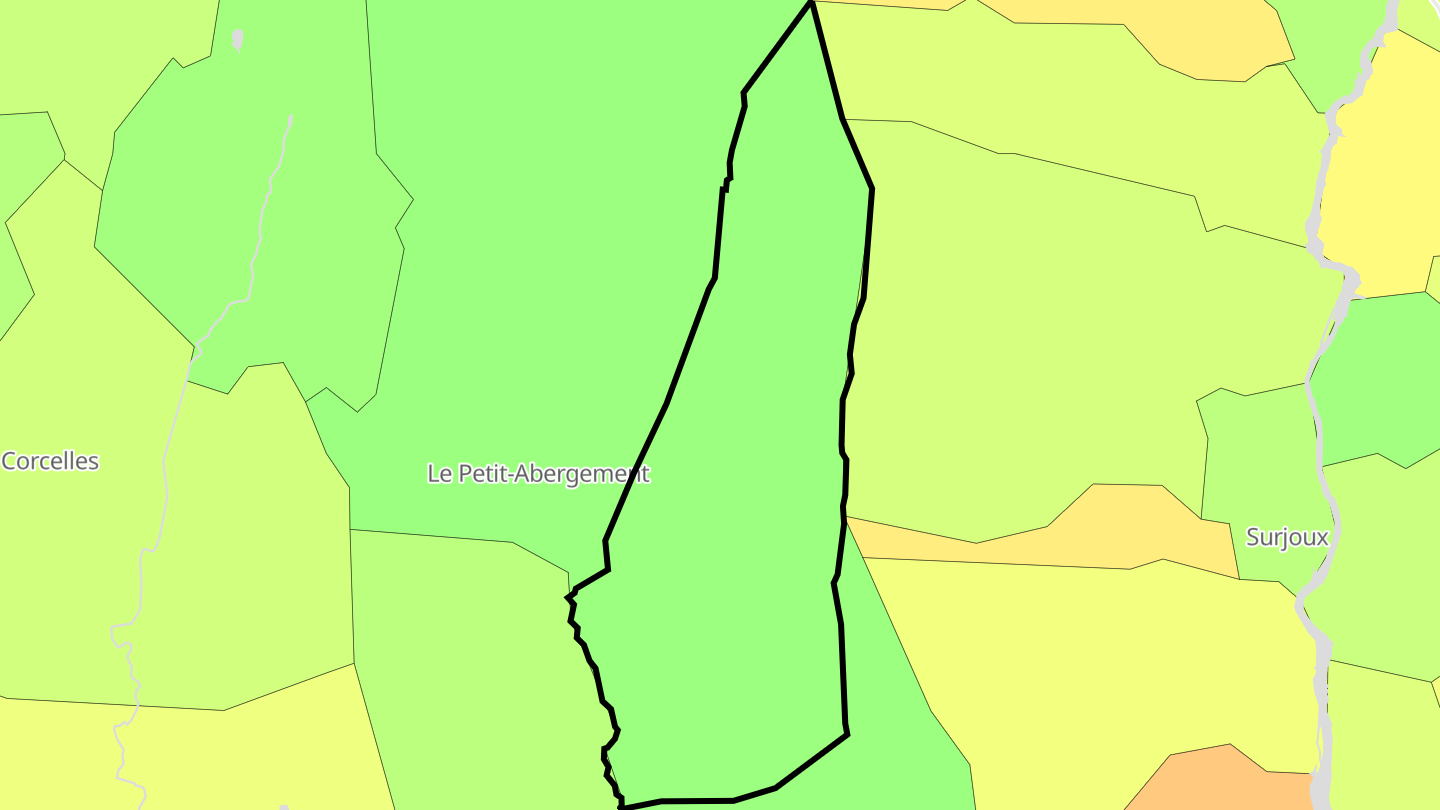 Carte des prix de l'immobilier Hotonnes