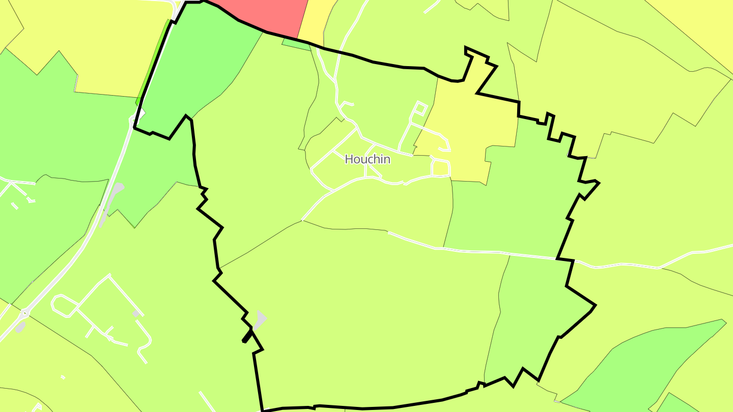 Carte des prix de l'immobilier Houchin