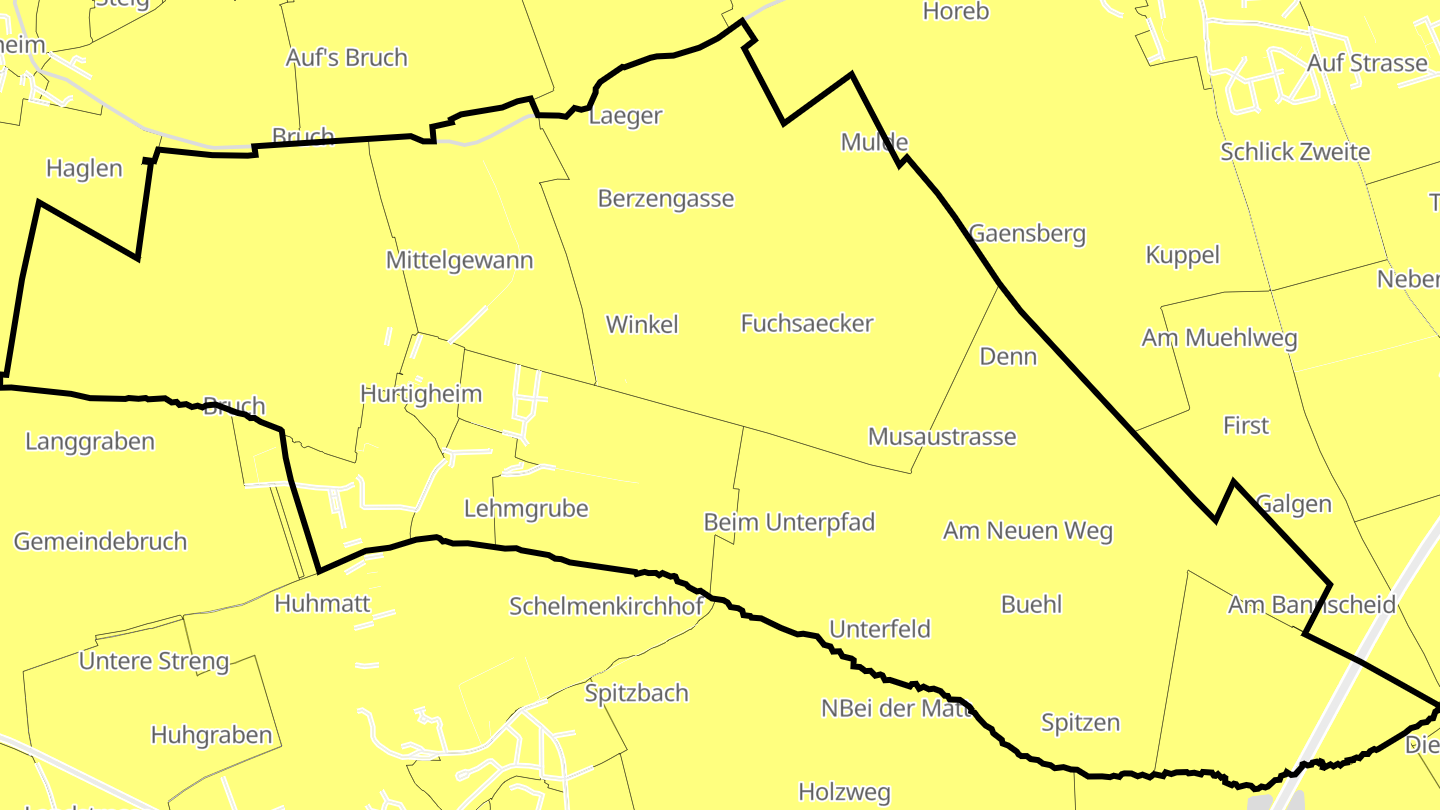 Carte des prix de l'immobilier Hurtigheim