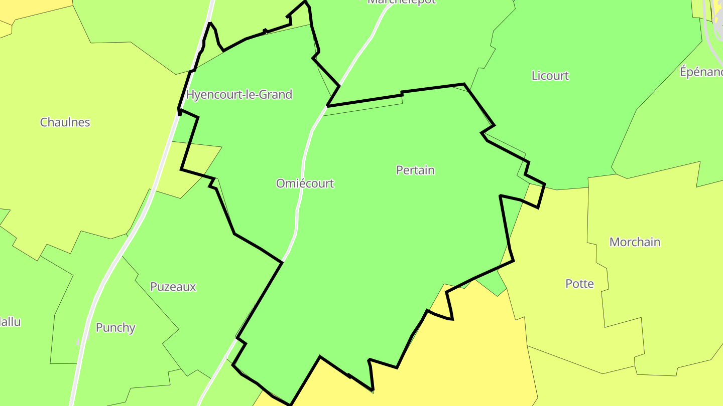Carte des prix de l'immobilier Hypercourt
