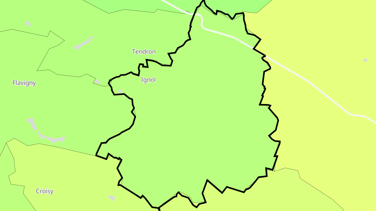 Carte des prix de l'immobilier Ignol