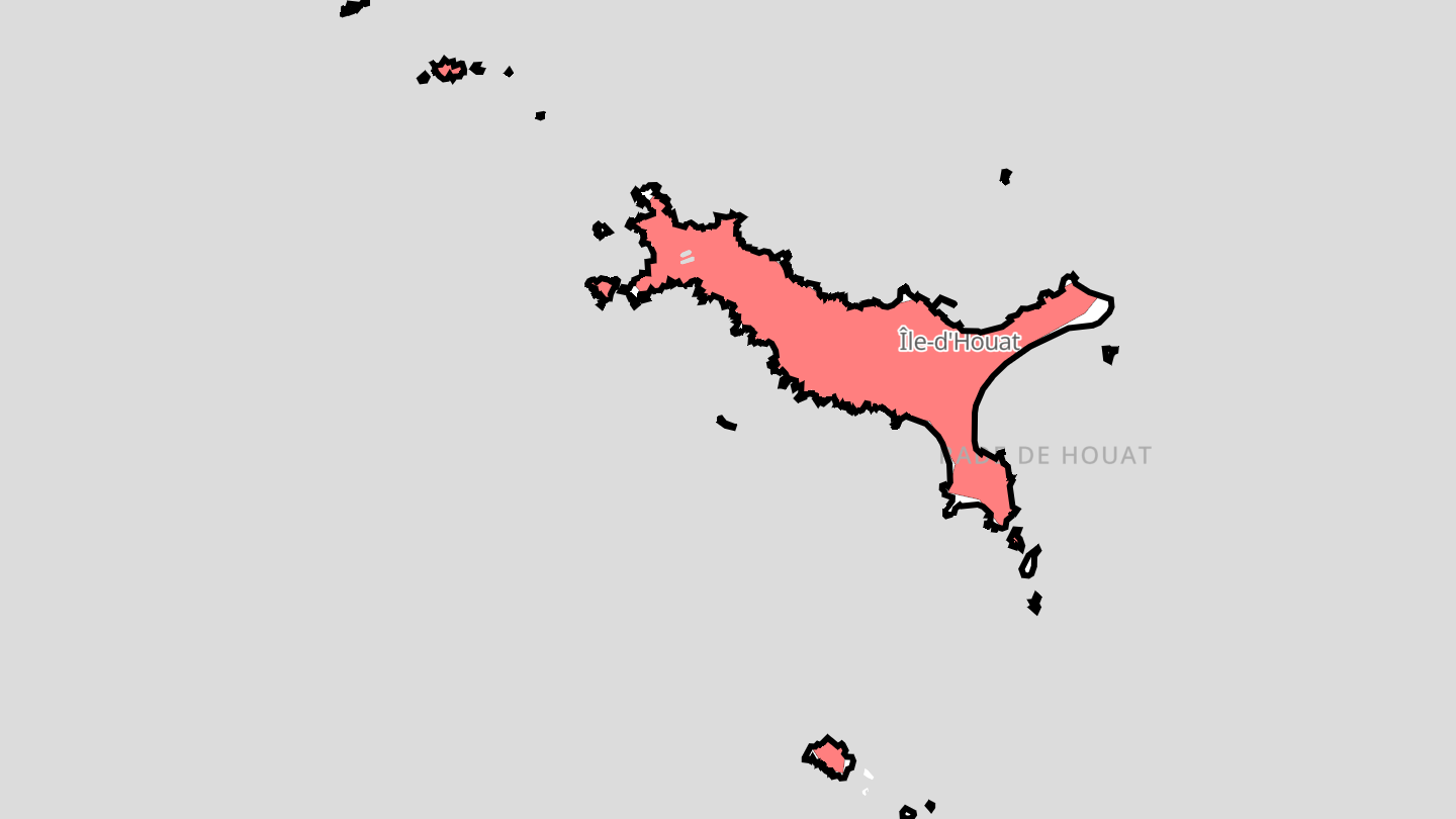 Carte des prix de l'immobilier Île-d'Houat