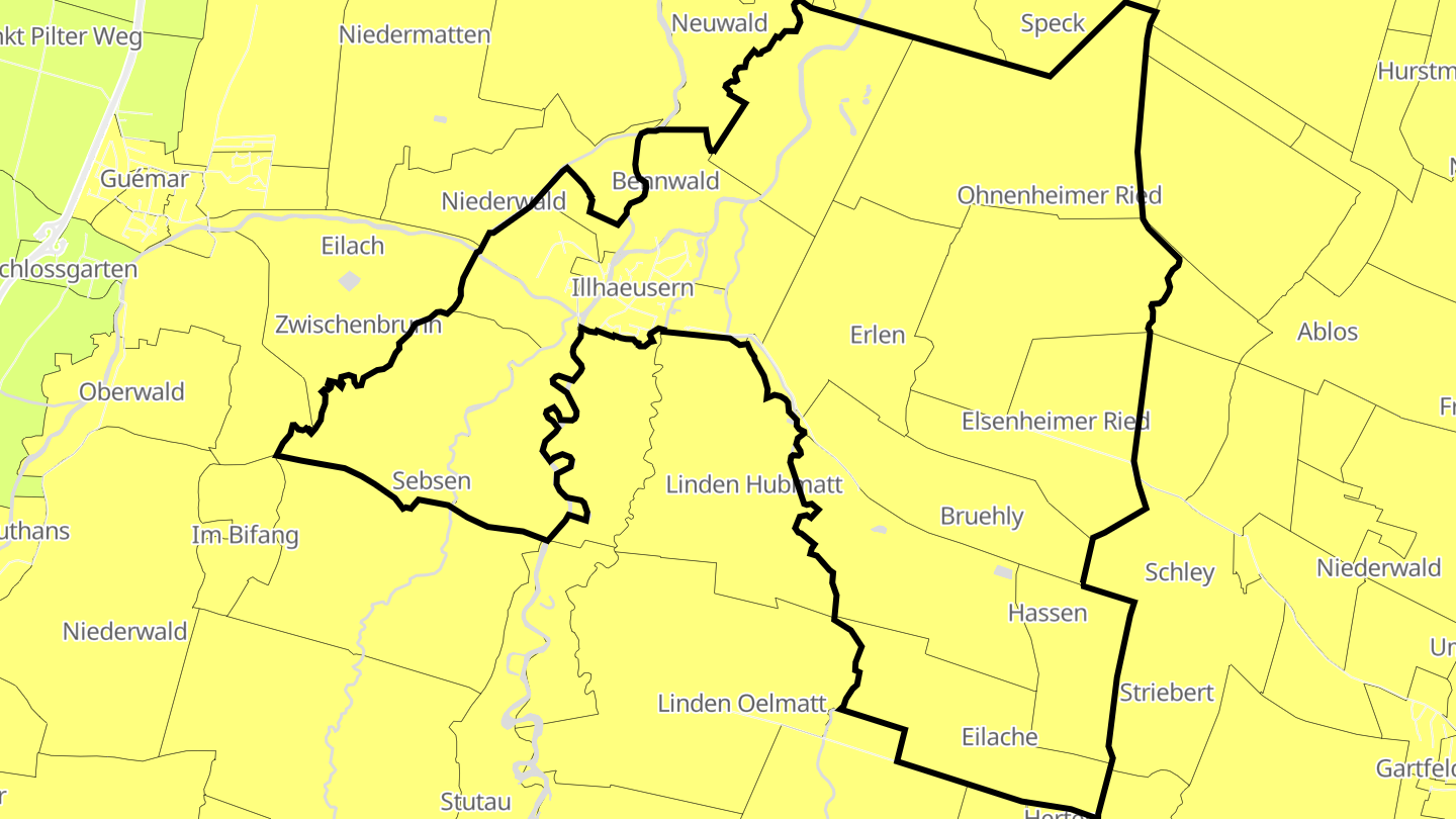 Carte des prix de l'immobilier Illhaeusern