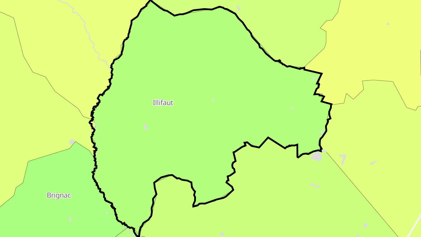 Carte des prix de l'immobilier Illifaut