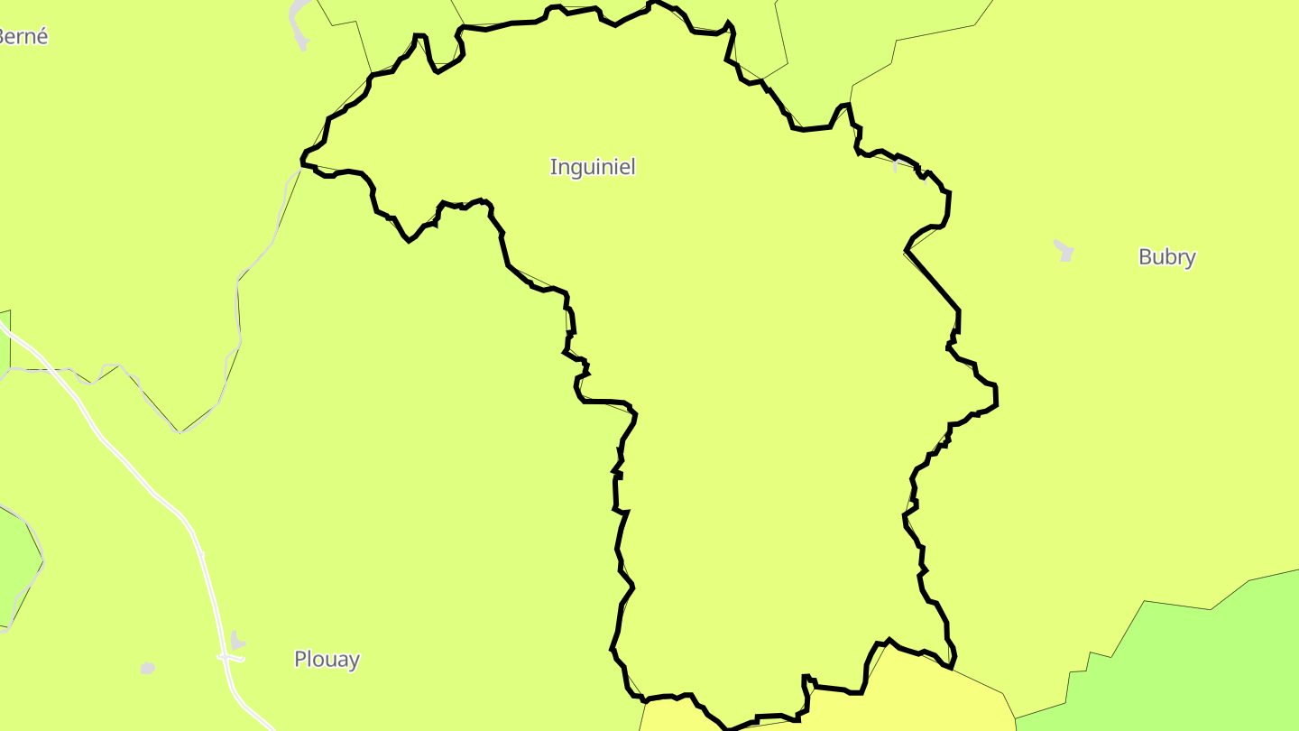 Carte des prix de l'immobilier Inguiniel