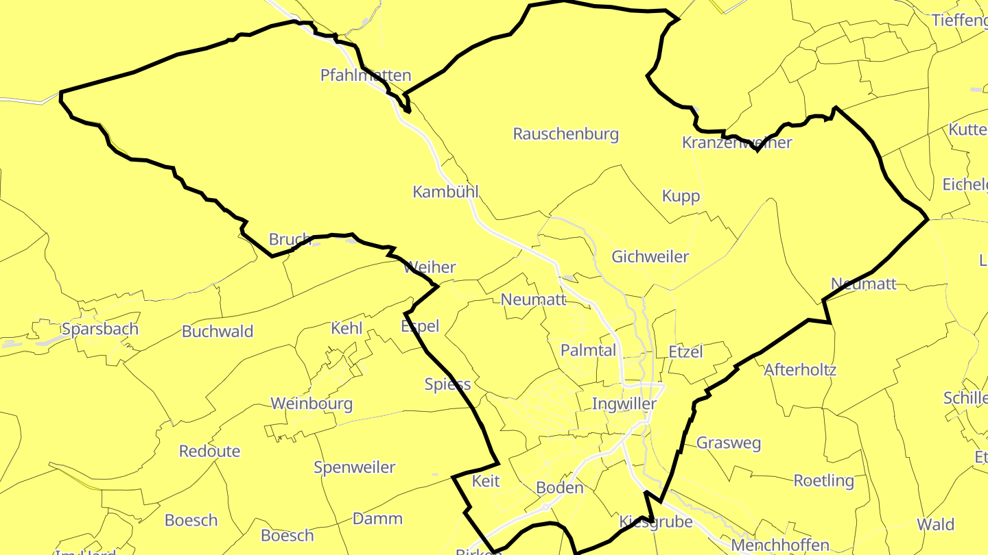 Carte des prix de l'immobilier Ingwiller