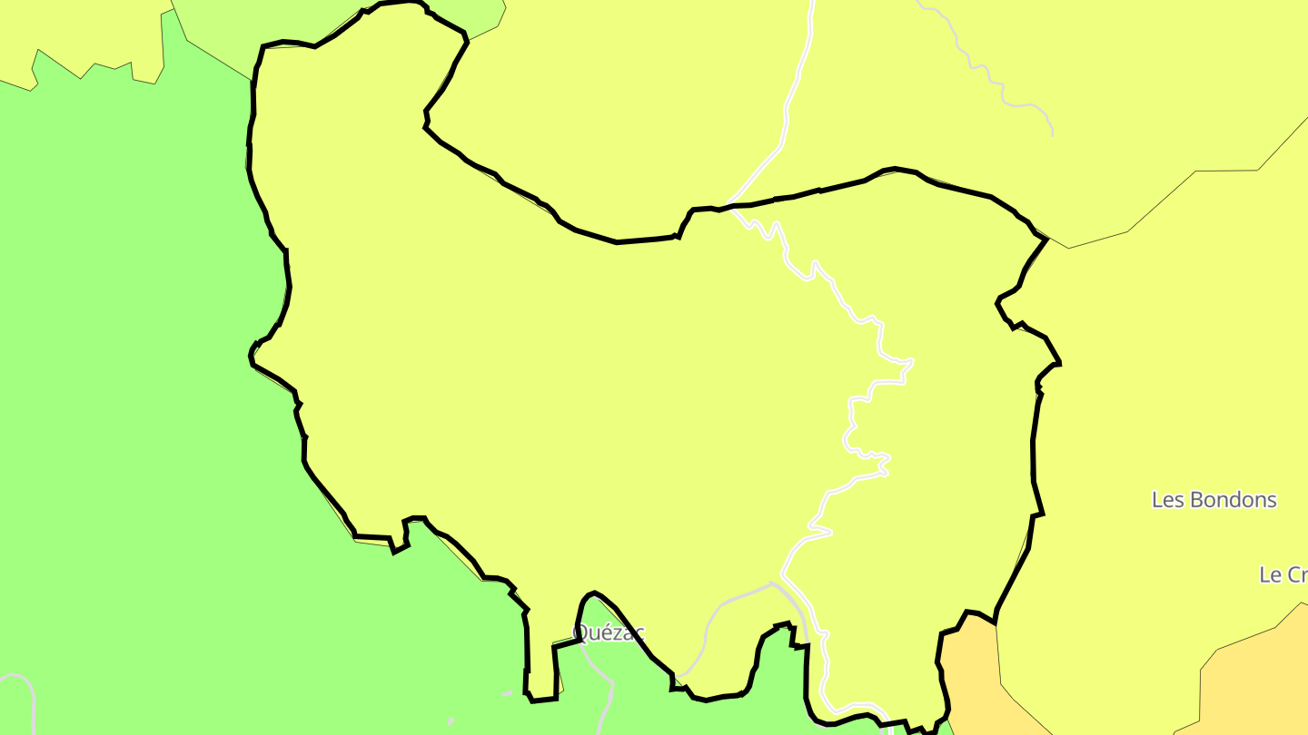 Carte des prix de l'immobilier Ispagnac