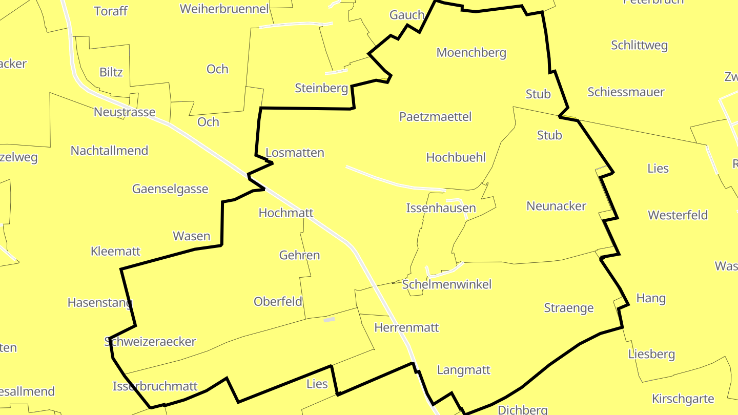Carte des prix de l'immobilier Issenhausen