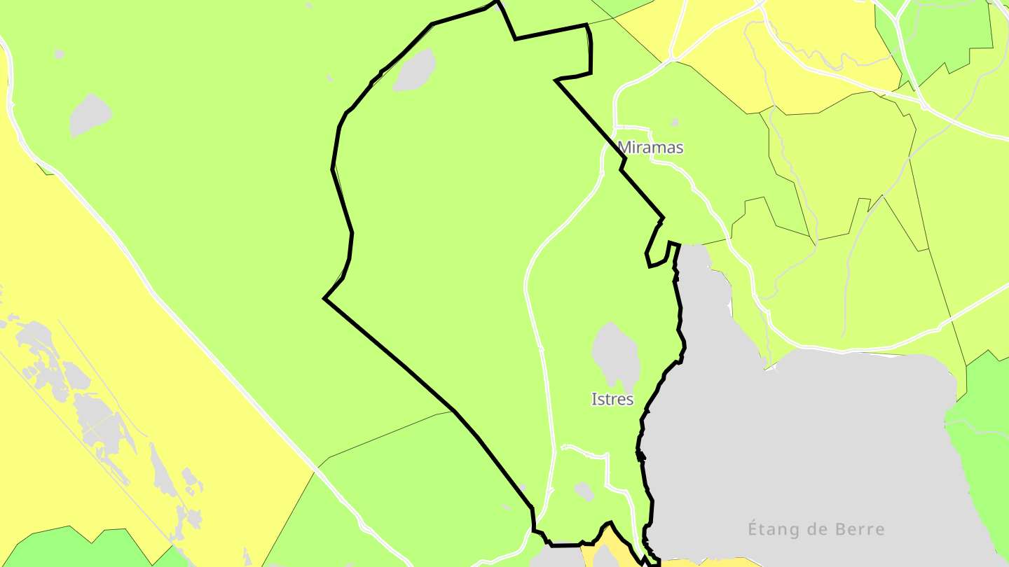 Carte des prix de l'immobilier Istres