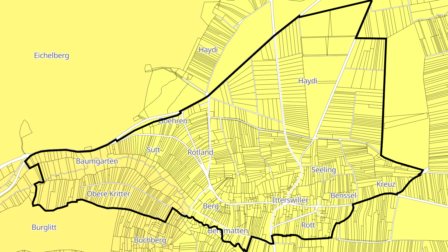 Carte des prix de l'immobilier Itterswiller