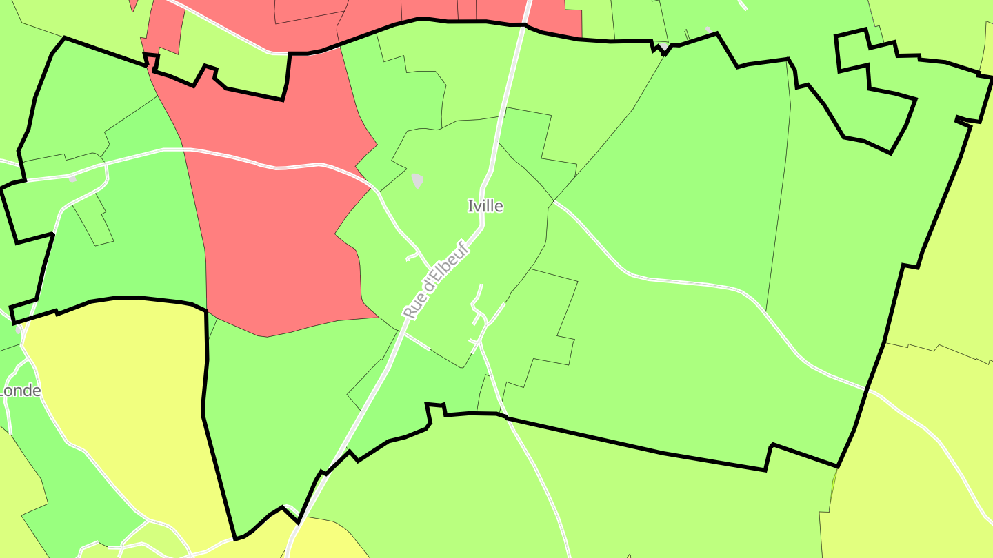 Carte des prix de l'immobilier Iville