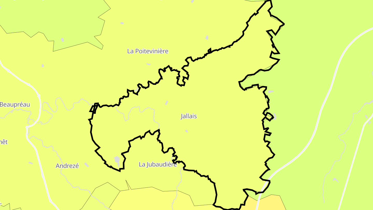 Carte des prix de l'immobilier Jallais