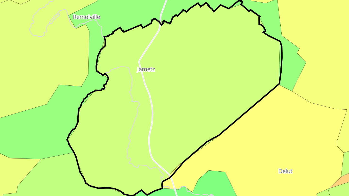 Carte des prix de l'immobilier Jametz