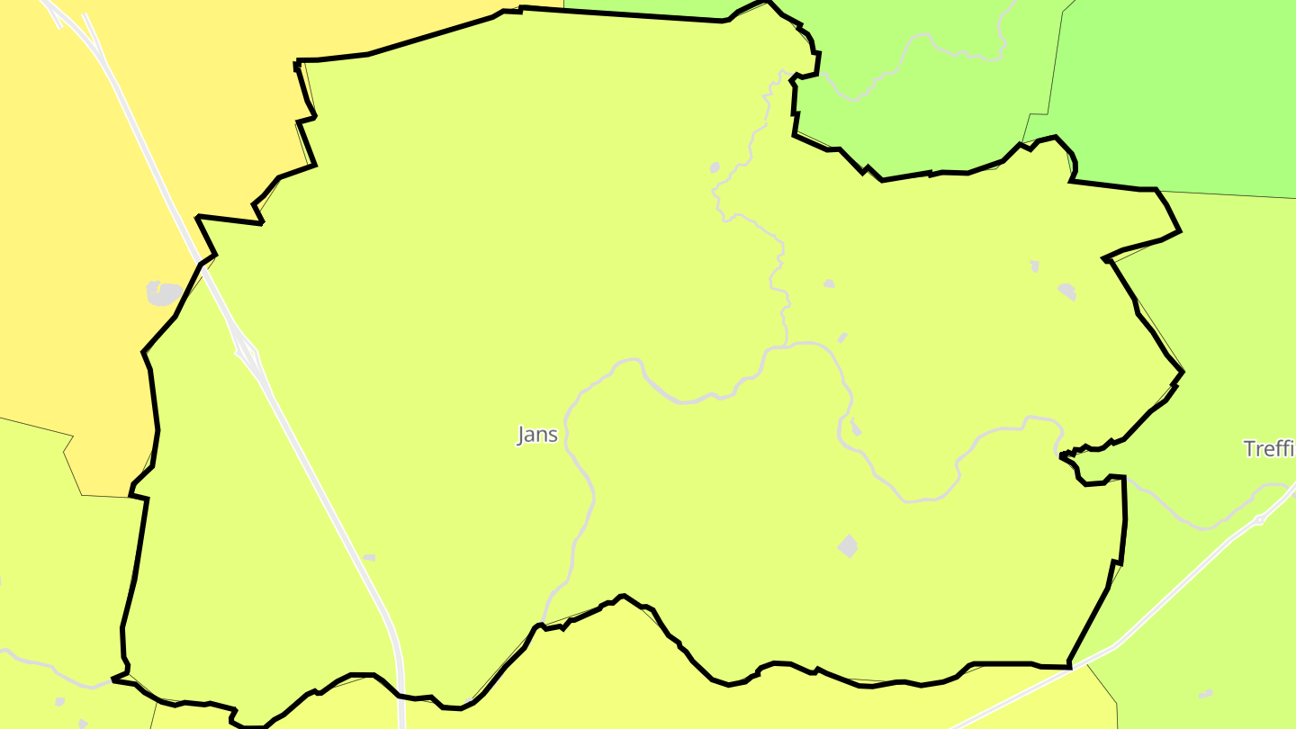 Carte des prix de l'immobilier Jans