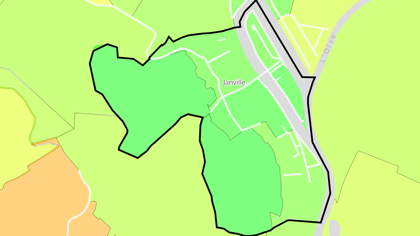 Carte des prix de l'immobilier Janville