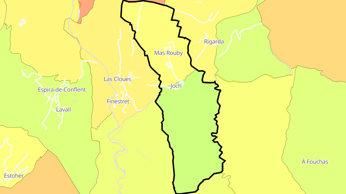 Carte des prix de l'immobilier Joch