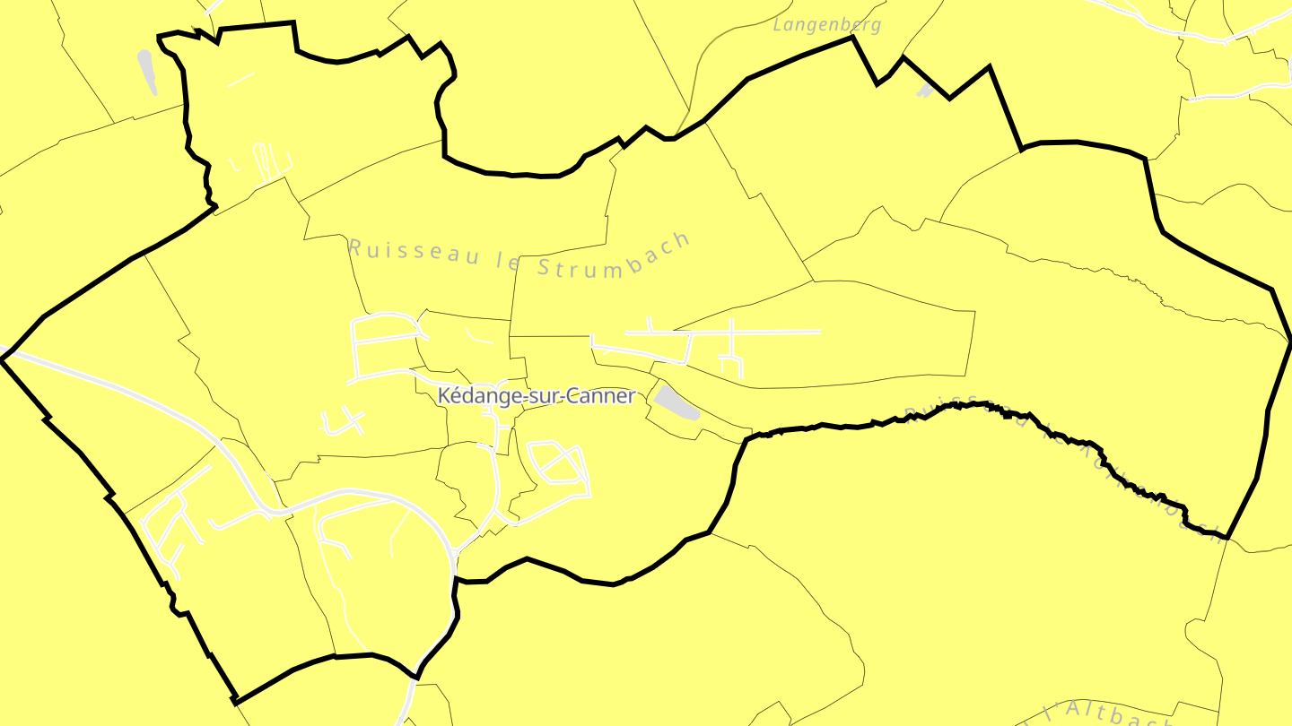 Carte des prix de l'immobilier Kédange-sur-Canner