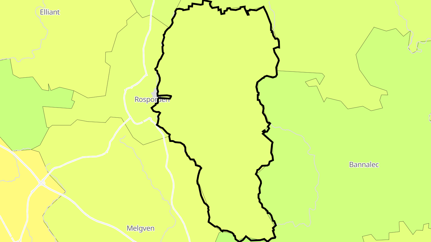 Carte des prix de l'immobilier Kernével