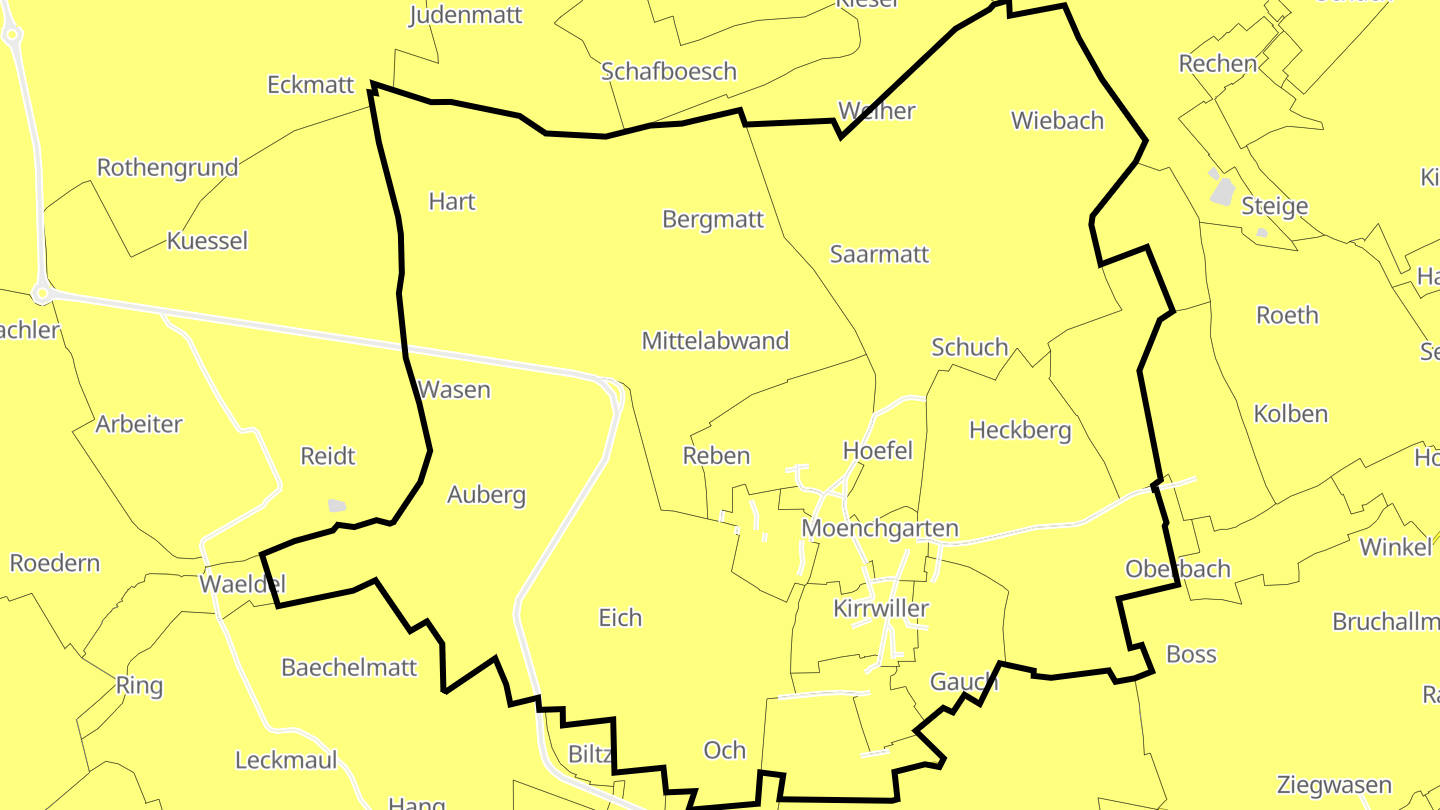 Carte des prix de l'immobilier Kirrwiller