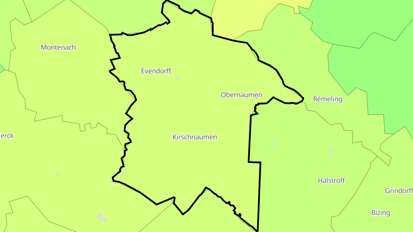Carte des prix de l'immobilier Kirschnaumen