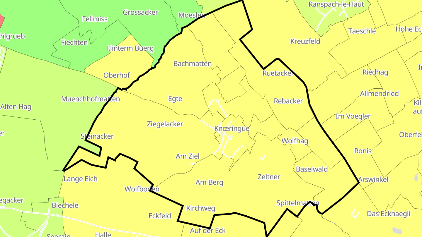 Carte des prix de l'immobilier Knœringue