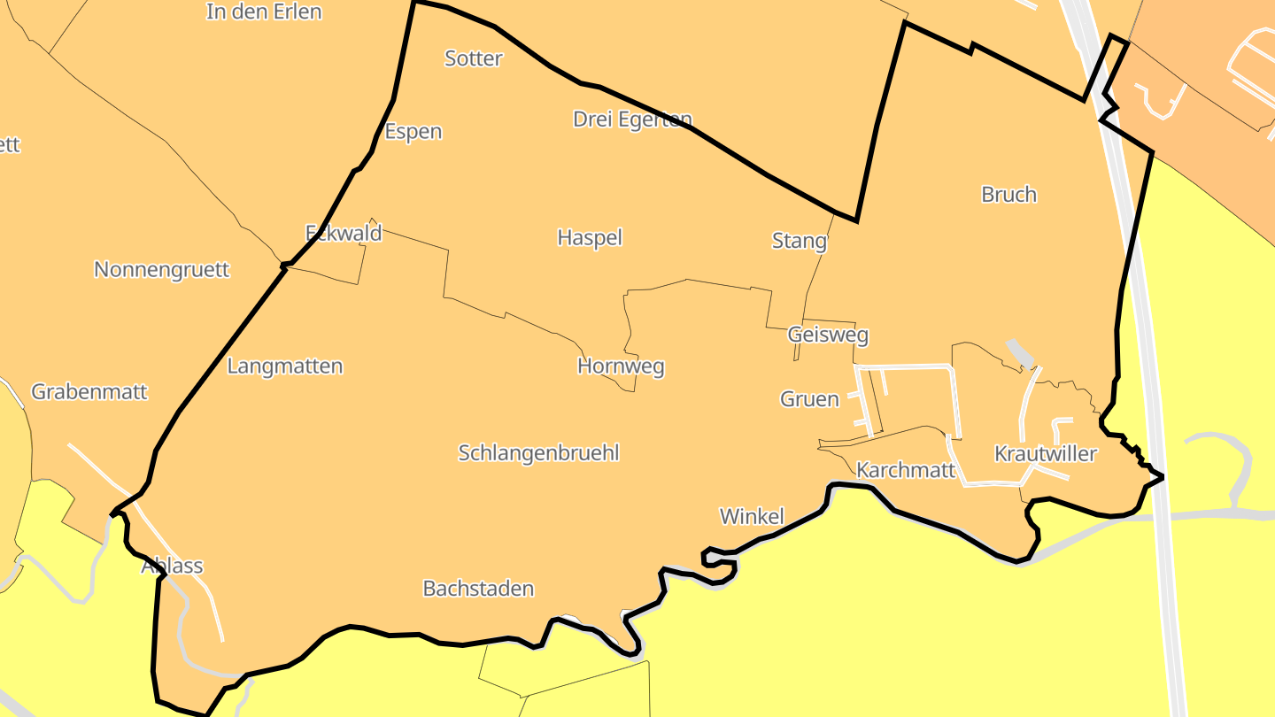 Carte des prix de l'immobilier Krautwiller